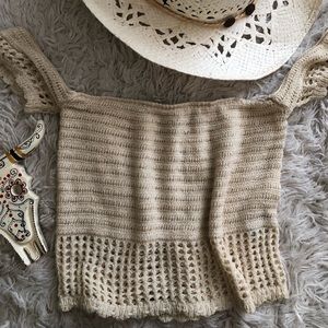 Crochet crop top